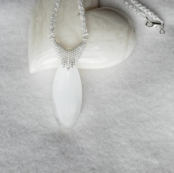 Lina's Selenite Light pendant