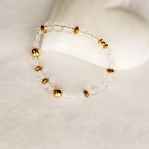Snow Goddess Gold bracelet
