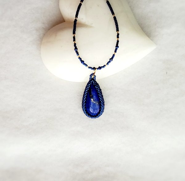 Lapis Lazuli Teardrop Pendant