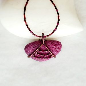 Ruby Honeycomb Pendant
