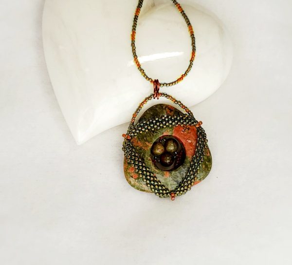 Unakite Nest Pendant