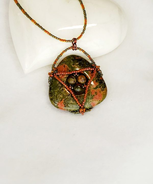 Unakite Nest Pendant 2